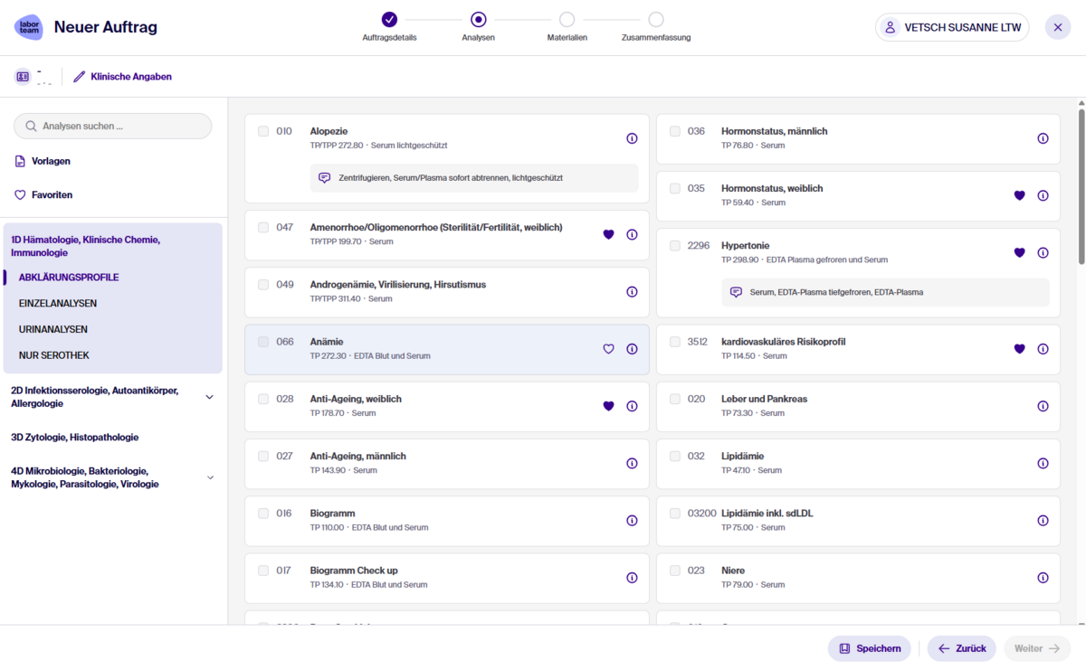 LabHub: Auftragsportal und Befundauskunft - LabHub | labor team