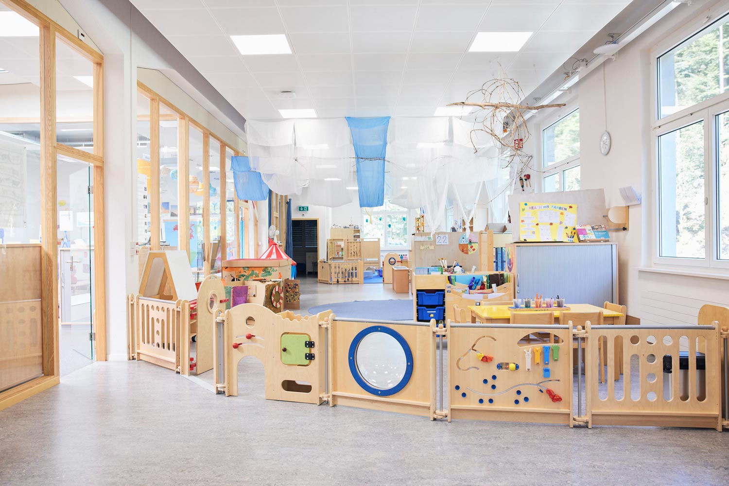 Espace pour jeunes enfants et nourrissons